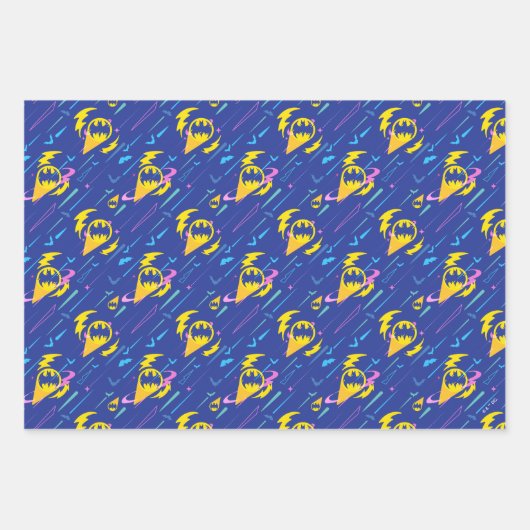 Forever Batman Bat Signalmuster Geschenkpapier Set (Vorderseite 2)