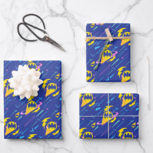 Forever Batman Bat Signalmuster Geschenkpapier Set