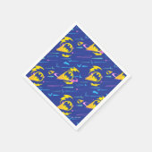 Forever Batman Bat Signalmuster Serviette (Ecke)