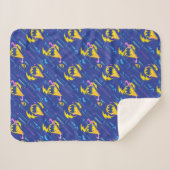 Forever Batman Bat Signalmuster Sherpadecke (Vorderseite (Horizontal))