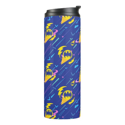 Forever Batman Bat Signalmuster Thermosbecher (Nach links gedreht)