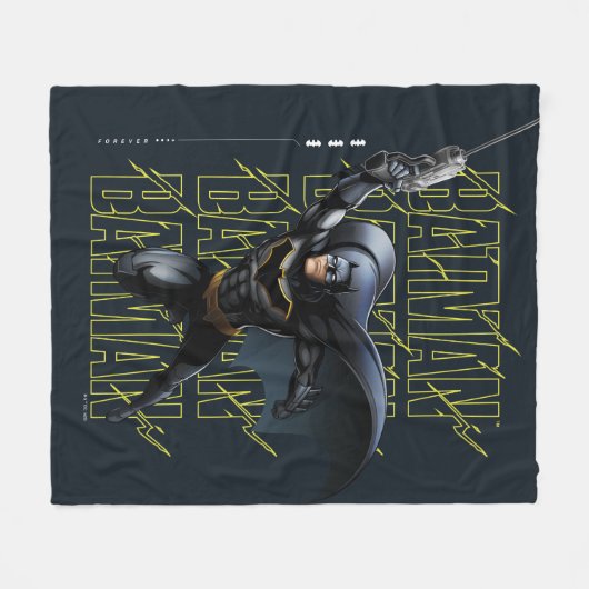 Forever Batman Grappling Hook Fleecedecke (Vorderseite (Horizontal))