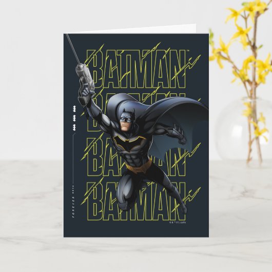 Forever Batman Grappling Hook Karte (Gelbe Blume)