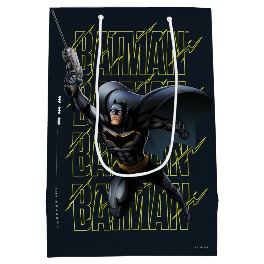 Forever Batman Grappling Hook Mittlere Geschenktüte (Rückseite)