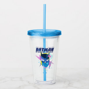 Forever Batman Light Up Head Graphic Acryltrinkbecher