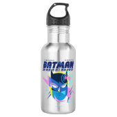Forever Batman Light Up Head Graphic Edelstahlflasche (Vorderseite)