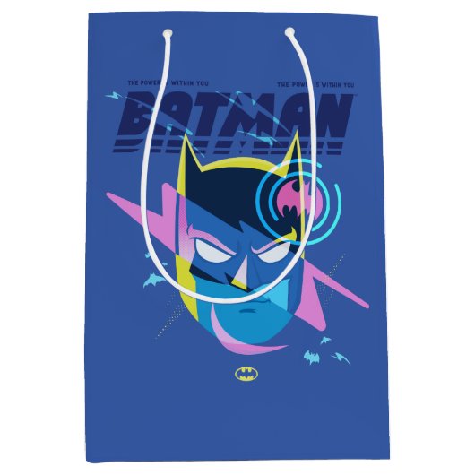 Forever Batman Light Up Head Graphic Mittlere Geschenktüte (Vorderseite)