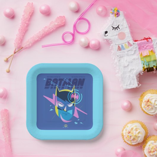 Forever Batman Light Up Head Graphic Pappteller (Party)