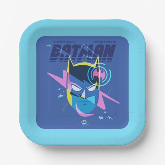 Forever Batman Light Up Head Graphic Pappteller (Vorderseite)