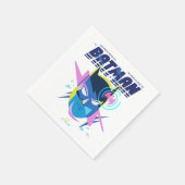 Forever Batman Light Up Head Graphic Serviette (Ecke)