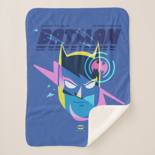 Forever Batman Light Up Head Graphic Sherpadecke (Vorderseite)