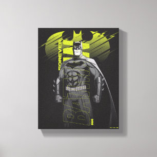 Forever Batman Power Up Character Art Leinwanddruck