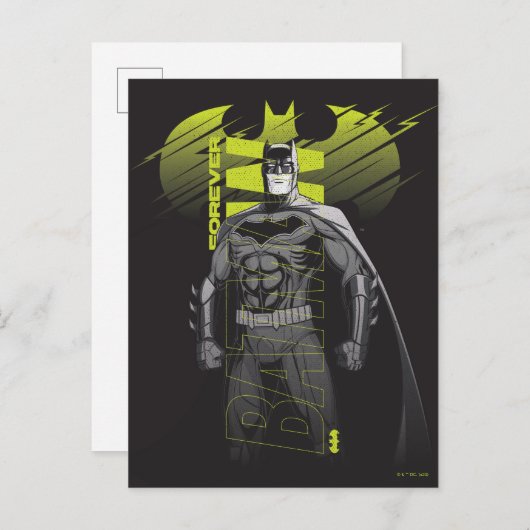 Forever Batman Power Up Character Art Postkarte (Vorne/Hinten)
