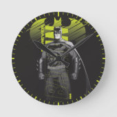 Forever Batman Power Up Character Art Runde Wanduhr (Vorderseite)