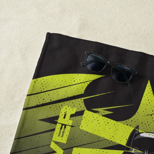 Forever Batman Power Up Character Art Strandtuch (Beispiel)