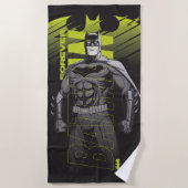 Forever Batman Power Up Character Art Strandtuch (Vorderseite)