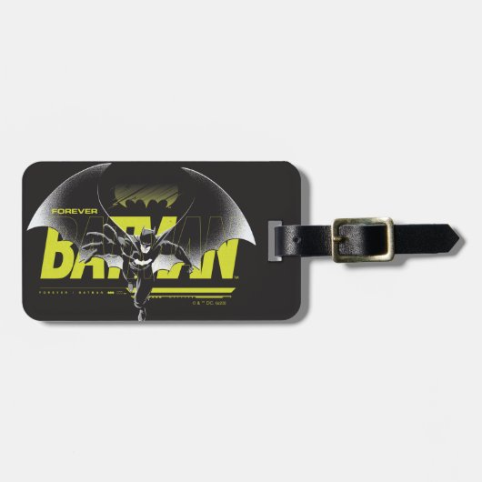 Forever Batman Reaching Graphic Gepäckanhänger (Vorderseite horizontal)