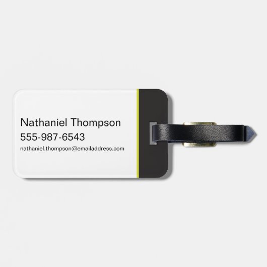 Forever Batman Reaching Graphic Gepäckanhänger (Rückseite horizontal)