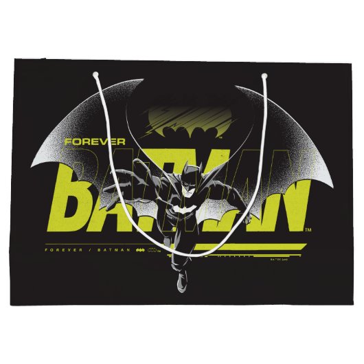 Forever Batman Reaching Graphic Große Geschenktüte (Rückseite)