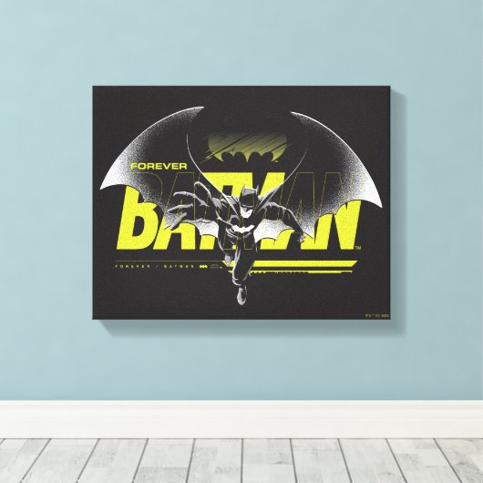 Forever Batman Reaching Graphic Leinwanddruck (Insitu (Holzboden))