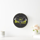 Forever Batman Reaching Graphic Runde Wanduhr (Zuhause)