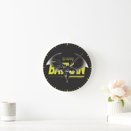 Forever Batman Reaching Graphic Runde Wanduhr (Zuhause)