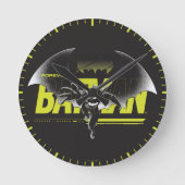 Forever Batman Reaching Graphic Runde Wanduhr (Vorderseite)