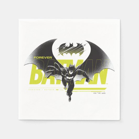 Forever Batman Reaching Graphic Serviette (Vorderseite)