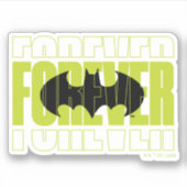 Forever Batman Typografy Symbol Graphic Aufkleber (Vorderseite)