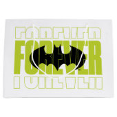 Forever Batman Typografy Symbol Graphic Große Geschenktüte (Vorderseite)