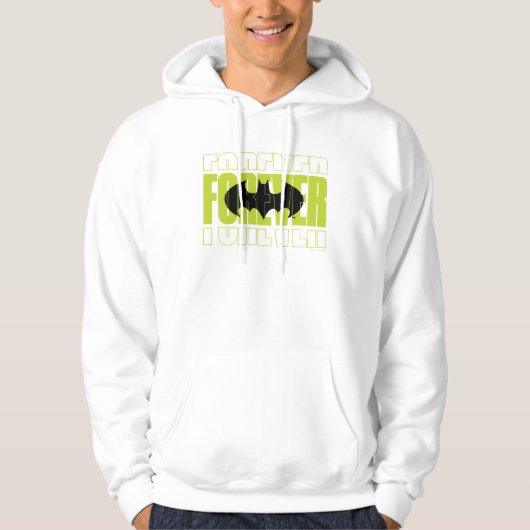 Forever Batman Typografy Symbol Graphic Hoodie (Vorderseite)