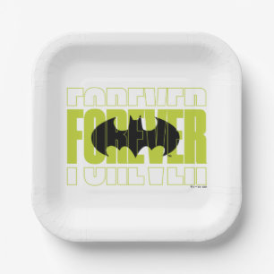 Forever Batman Typografy Symbol Graphic Pappteller