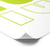 Forever Batman Typografy Symbol Graphic Poster (Ecke)