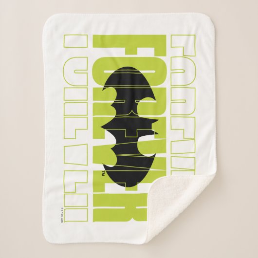 Forever Batman Typografy Symbol Graphic Sherpadecke (Vorderseite)