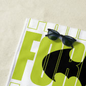 Forever Batman Typografy Symbol Graphic Strandtuch (Beispiel)