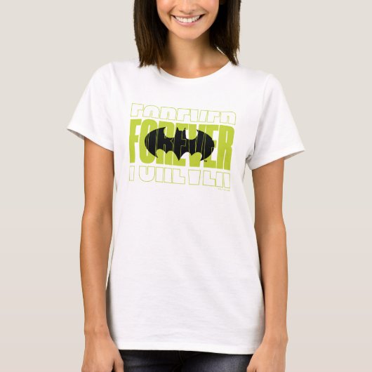 Forever Batman Typografy Symbol Graphic T-Shirt (Vorderseite)