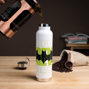 Forever Batman Typografy Symbol Graphic Trinkflasche
