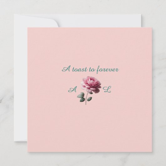 Forever Begins Today Dankeskarte (Rückseite)