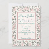 Forever Begins Today Wedding Einladung (Vorderseite)