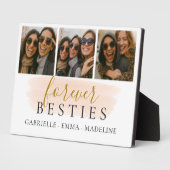 Forever Besties wahren Freunde 3 FotoCollage Fotoplatte (Seite)