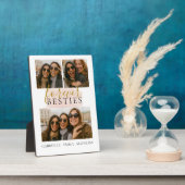 Forever Besties wahren Freunde 3 FotoCollage Fotoplatte (Seite)