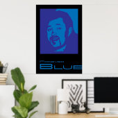 Forever Blue Print Poster (Heimbüro)