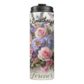 Forever Blume Thermosbecher (Vorderseite)