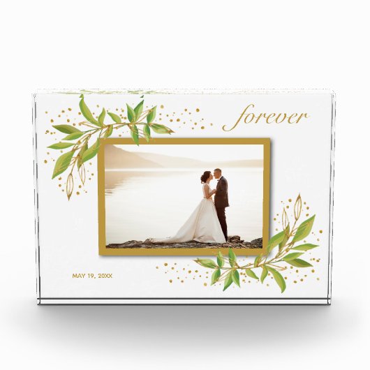 Forever Bride Groom Wedding Fotoblock (Vorderseite)