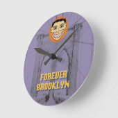 Forever Brooklyn Clock Runde Wanduhr (Winkel)