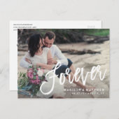 Forever Brushed Ankündigung Datum freihalten (Vorne/Hinten)