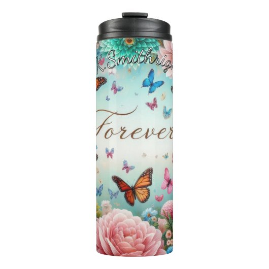 Forever Butterfly Thermosbecher (Vorderseite)