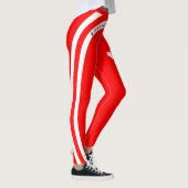 FOREVER CANADA (weißer Ahorn auf rot) Leggings (Rechts)