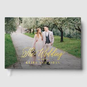Forever Classic Foil Foto Wedding Guestbook Gästebuch