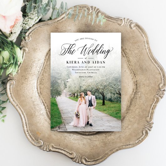Forever Classic Foto Wedding Einladung FCL